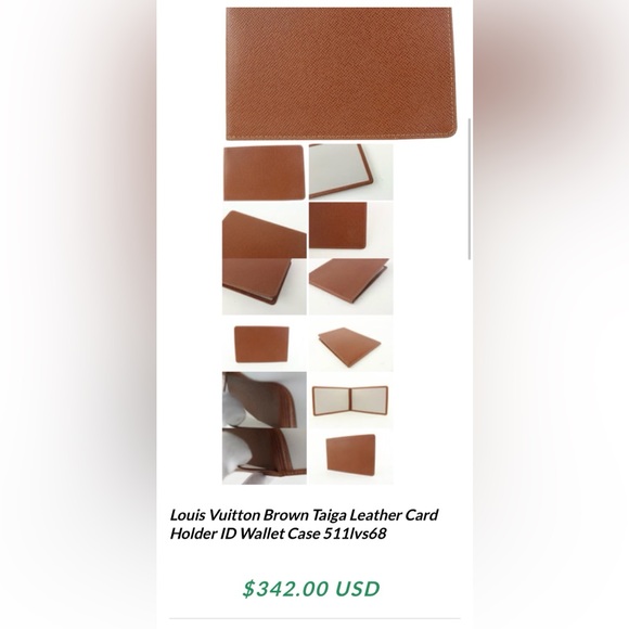 🪪 Louis Vuitton Monogram Classic Unisex Leather Card/ID Holder Wallet - Picture 12 of 12